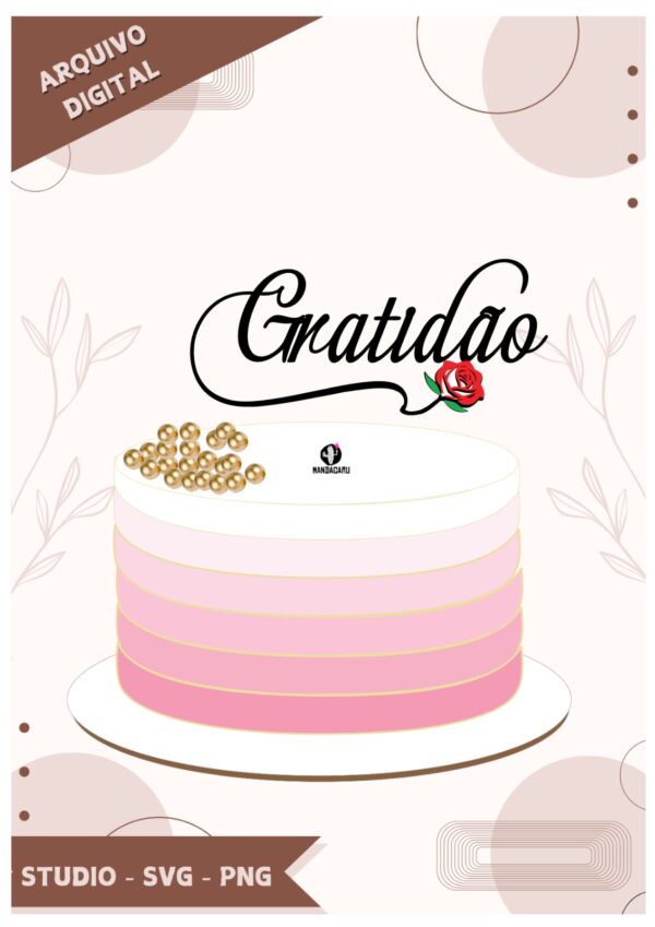 Combo 5 Modelos Gratidão