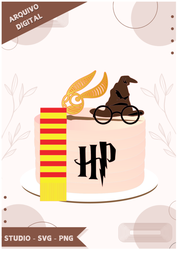 Arquivo de corte topo Harry Potter